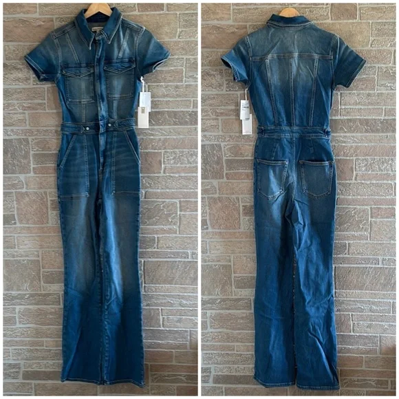 Good American Fit For Success Bootcut Jumpsuit - Picture 3 of 7